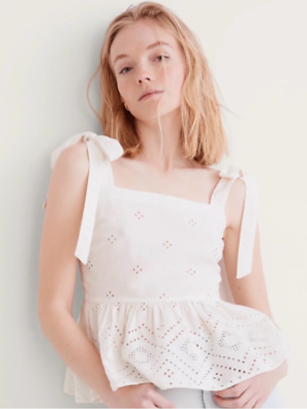 Madewell Women's Rosalie Tie-Strap Top